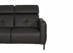 Zetel Dervaux 3+2+1-zit - stof - antraciet met relax