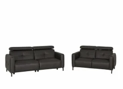 Zetel Dervaux 3+2-zit - stof - antraciet