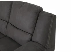 Zetel Elle 3+2-zit - stof - bruin