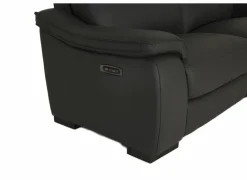 Zetel Final 2,5+2-zit - leder - shalegrey met relax