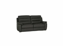 Zetel Folk 2,5-zit - leder - antraciet