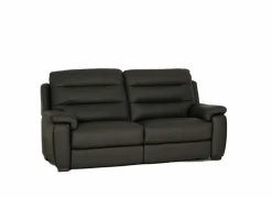 Zetel Folk 2,5-zit - leder - antraciet