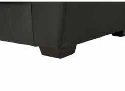 Zetel Folk 2,5+2-zit - leder - antraciet