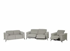 Zetel Funk 3+2+1-zit - stof - grijs met relax