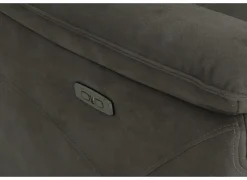 Zetel Globe 3+2+1-zit - stof - bruingrijs met relax