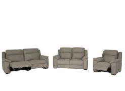 Zetel Grande 3+2+1-zit - stof - silver grey met relax