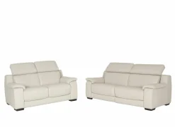 Zetel Grass 2,5+2-zit - leder - frost