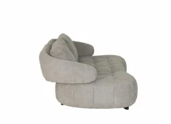 Zetel Lepanto 2,5-zit - stof - silver grey