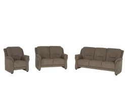 Zetel Marente 3+2+1-zit - stof - bruin