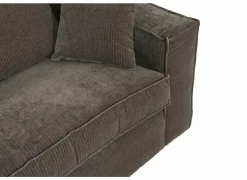 Zetel Marlon 3+2-zit - stof - bruin