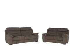 Zetel Neil 2,5+2-zit - stof - grijs