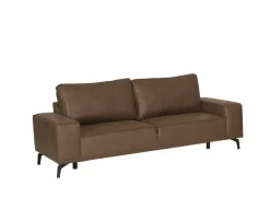 Zetel Nevada 3-zit - stof - bruin