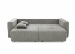 Zetel Relax Bigsofa 4-zit - stof - chenil lichtgrijs