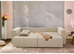 Zetel Relax Bigsofa 4-zit - stof - chenile beige