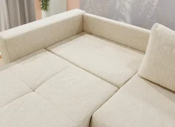 Zetel Relax Bigsofa 4-zit - stof - chenile beige