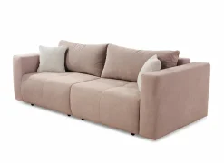 Zetel Relax Bigsofa 4-zit - stof - rosa