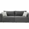 Zetel Relax Bigsofa 4-zit - stof - donkergrijs