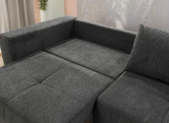 Zetel Relax Bigsofa 4-zit - stof - chenil antraciet