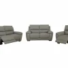 Zetel Sneak 2,5+2+1-zit - leder - elephant met relax