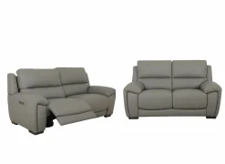 Zetel Sneak 2,5+2-zit - leder - elephant