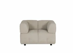 Zetel Tortuga 1-zit - stof - beige