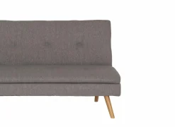 Zetelbed Fjord 1 persoons - 183x86cm - stof - grijs