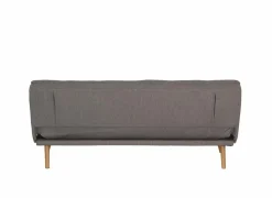 Zetelbed Fjord 1 persoons - 183x86cm - stof - grijs