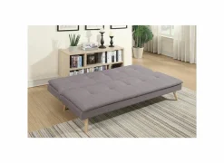 Zetelbed Fjord 1 persoons - 183x86cm - stof - grijs