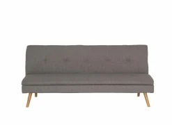 Zetelbed Fjord 1 persoons - 183x86cm - stof - grijs