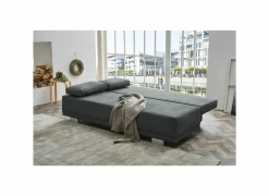 Zetelbed Luzio 2 persoons stof antraciet