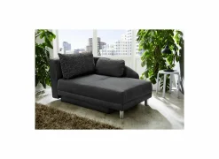 Zetelbed Roy Recamière 149x90cm - stof - grijs