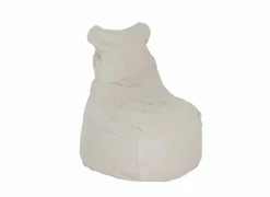 Zitzak Pesaro 75x65x95cm - stof - ivoor