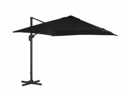 Zweefparasol Ekaterini 300x300cm - zwart met beschermhoes